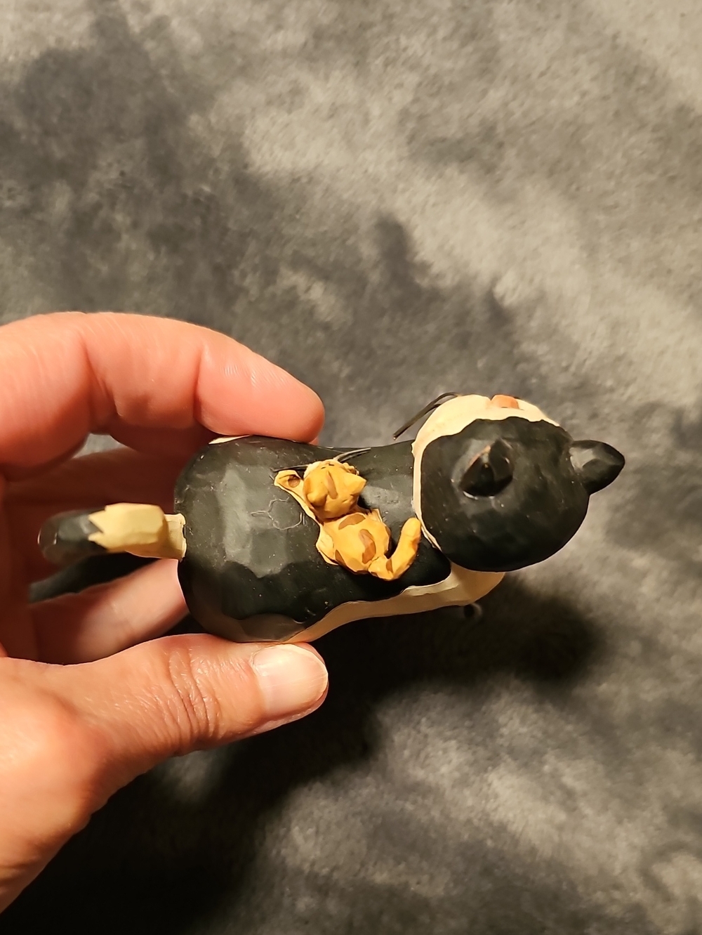 Cat Figurine with Kittens - Picture 5 of 11